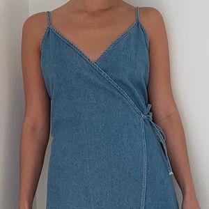 Blue jean mini dress size M